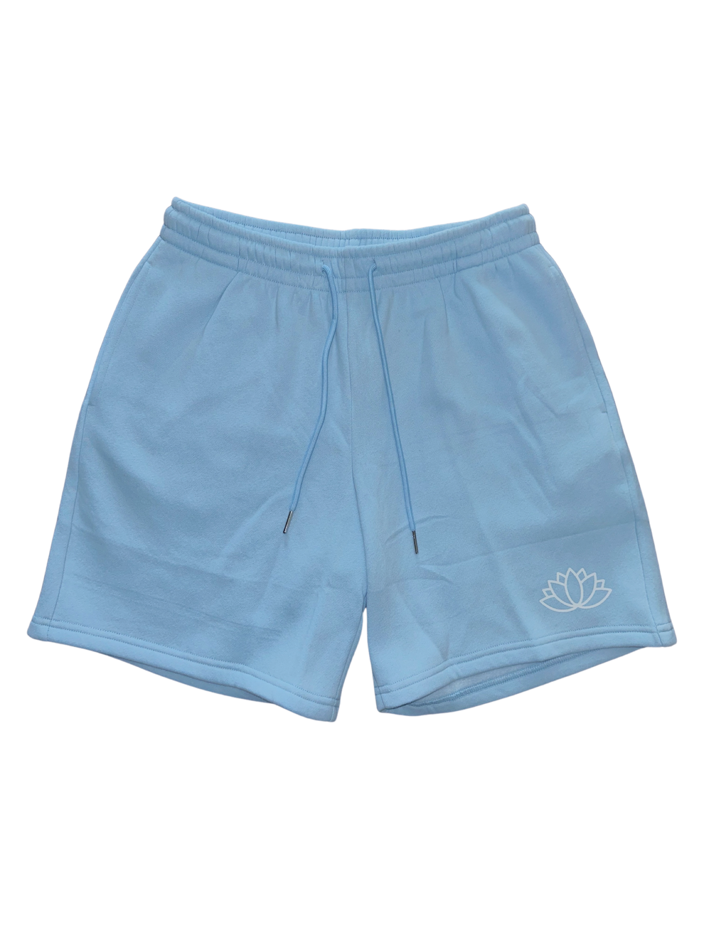 Baby Blue Lotus Shorts